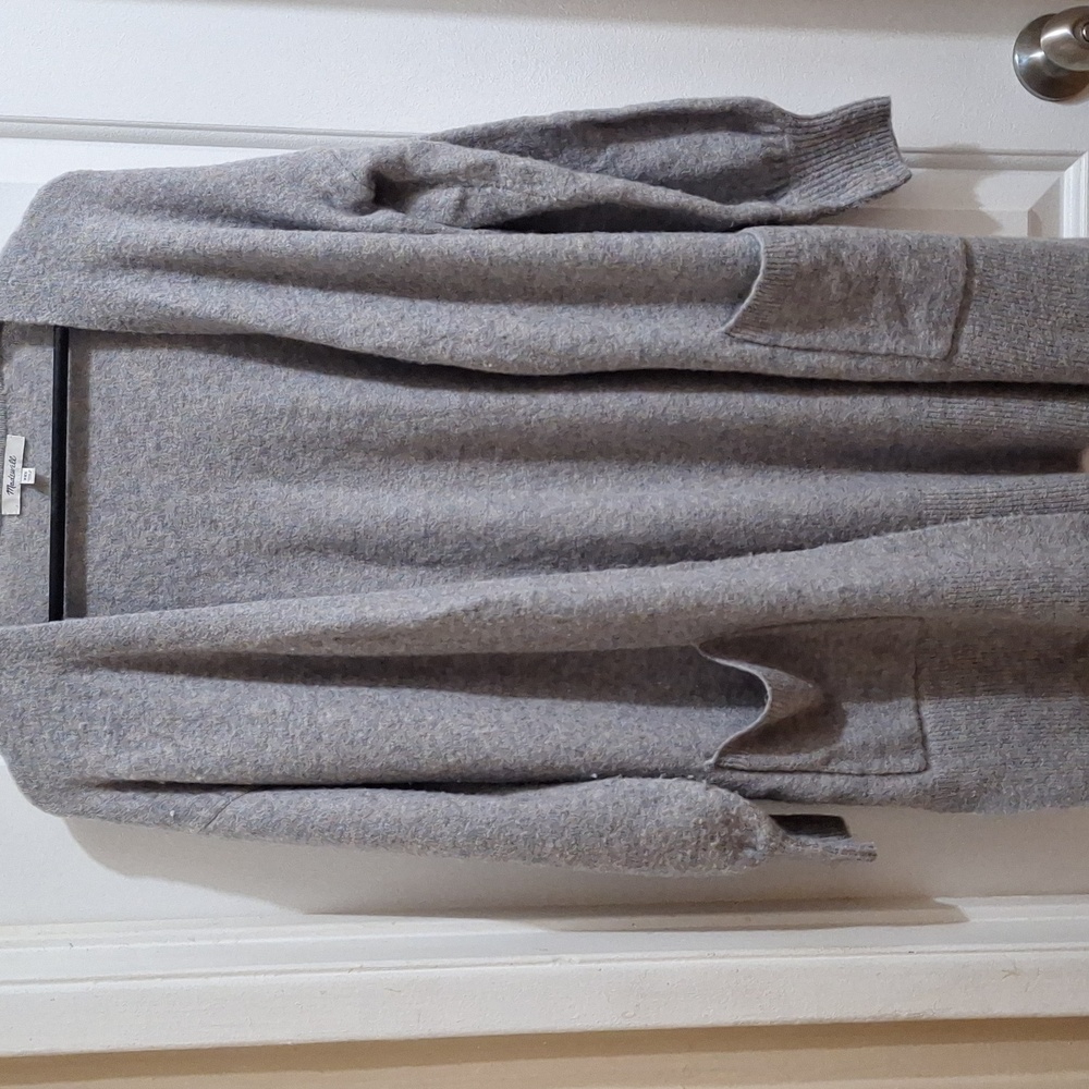 Madewell Soft and Fuzzy Open front cardigan wool alpaca blend size XXS